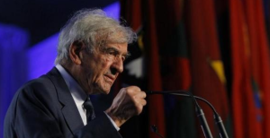 Elie Wisel, the heroic survivor of Auschwitz, is calling on Democrats to attend the Israeli Prime Minister's speech to Congress.